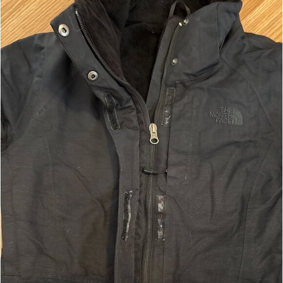 The North Face Coat Womens Sm Black HyVent Waterproof Jacket Zip Pockets - Picture 4 of 13